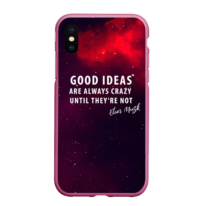 Чехол для iPhone XS Max матовый Elon Reeve Musk фото