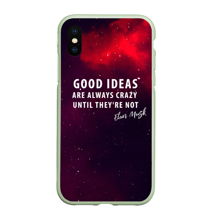 Чехол для iPhone XS Max матовый Elon Reeve Musk фото