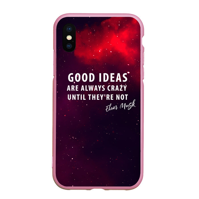 Чехол для iPhone XS Max матовый Elon Reeve Musk фото