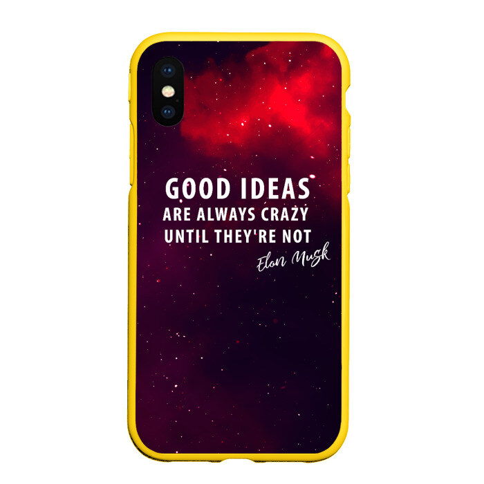 Чехол для iPhone XS Max матовый Elon Reeve Musk фото