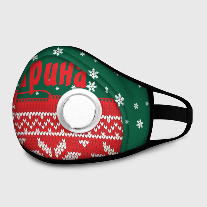 Маска из неопрена Новогодняя Арина фото