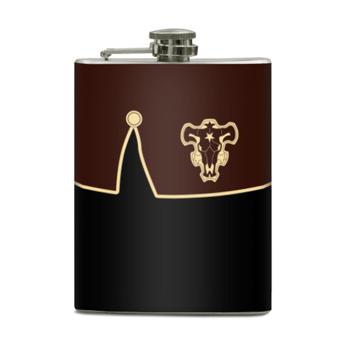 Фляга Мантия Чёрный Бык (Черный) фото