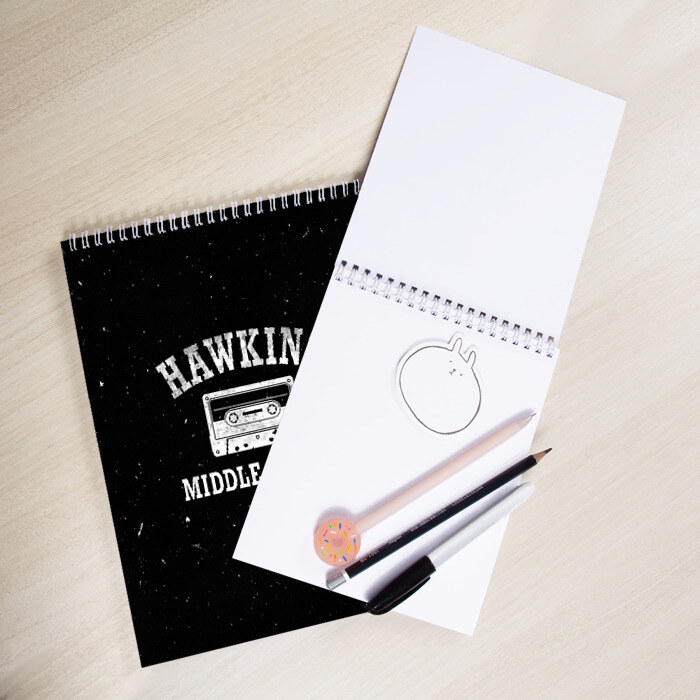 Скетчбук STRANGER THINGS - Школа фото