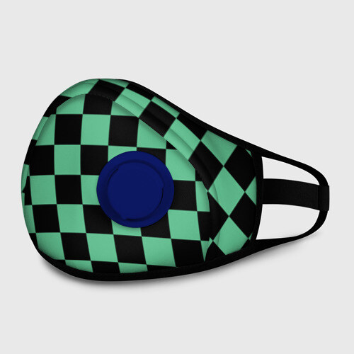 Маска из неопрена KIMETSU NO YAIBA | TANJIRO KAMADO фото