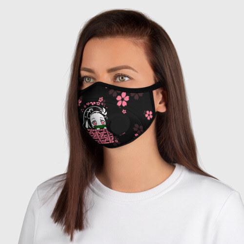 Маска из неопрена DEMON SLAYER KIMETSU NO YAIBA | КЛИНОК РАССЕКАЮЩИЙ ДЕМОНОВ (Z) фото