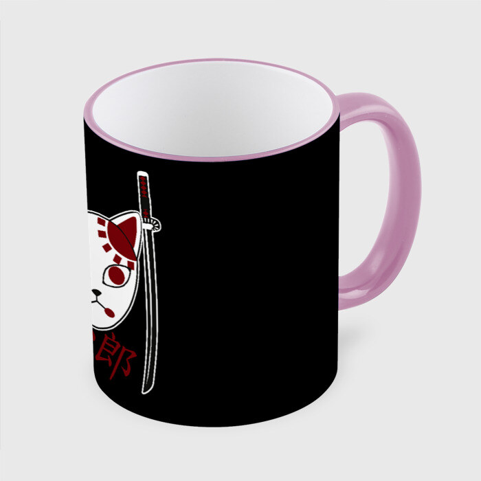 Кружка с полной запечаткой Маска Танджиро фото