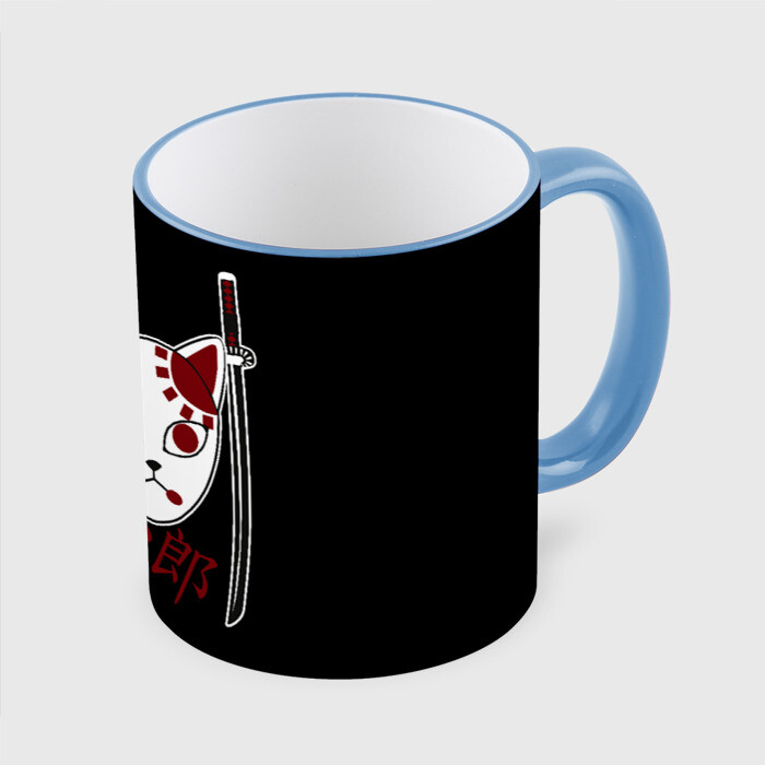 Кружка с полной запечаткой Маска Танджиро фото