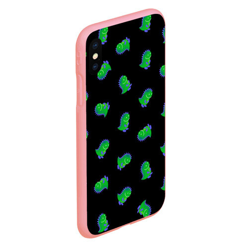 Чехол для iPhone XS Max матовый Дракончик-динозаврик фото