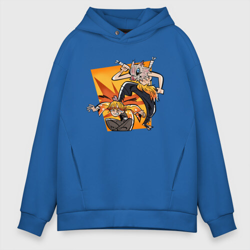 Мужское худи Oversize хлопок ЗЕНИЦУ И ИНОСКЕ фото