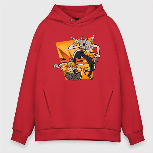 Мужское худи Oversize хлопок ЗЕНИЦУ И ИНОСКЕ фото