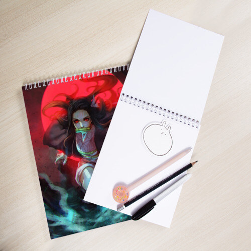 Скетчбук НЕЗУКО ИЗ КЛИНКА фото