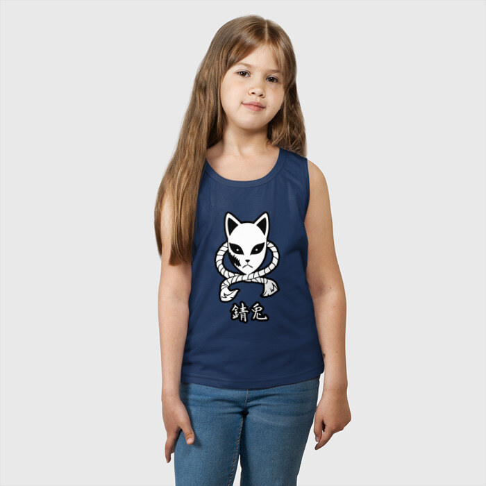 Детская майка хлопок КЛИНОК РАССЕКАЮЩИЙ ДЕМОНОВ фото