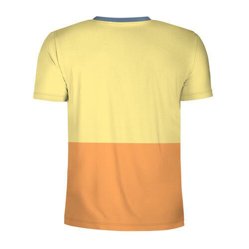 Мужская футболка 3D спортивная Зеницу Агацума Kimetsu no Yaiba фото