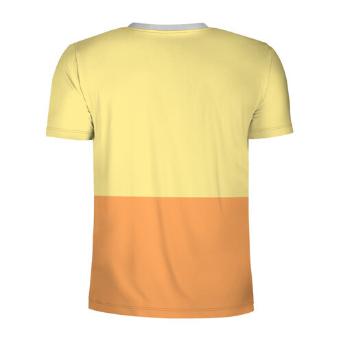 Мужская футболка 3D спортивная Зеницу Агацума Kimetsu no Yaiba фото