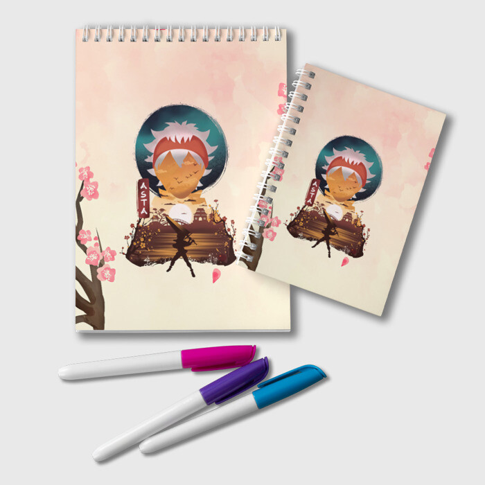 Блокнот АСТА сакура Black Clover фото