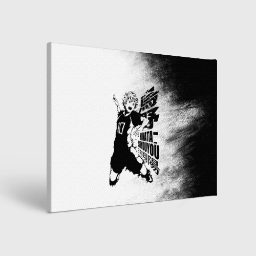 Холст прямоугольный Шоё Хината удар сверху Haikyuu!! фото