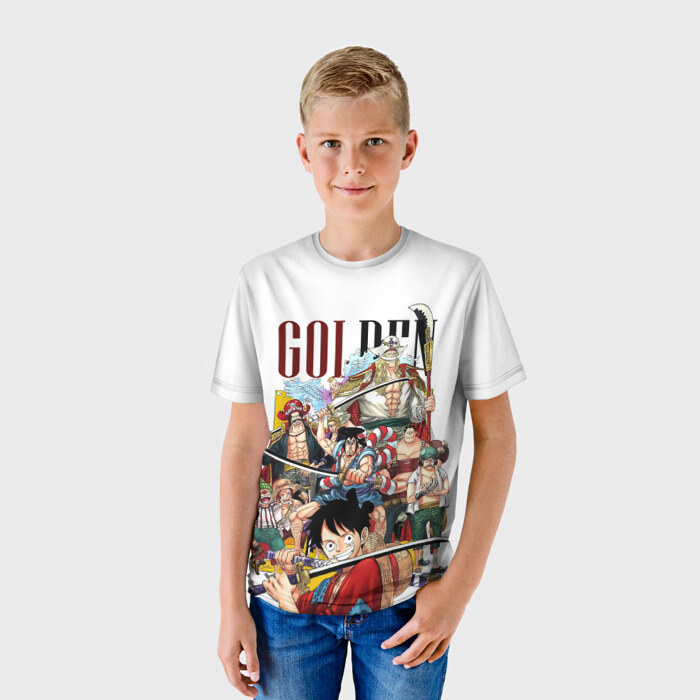 Детская футболка 3D Пираты One Piece. Большой куш фото